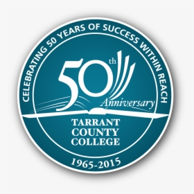 Tcc 50th Anniversary Logo, HD Png Download, Free Download