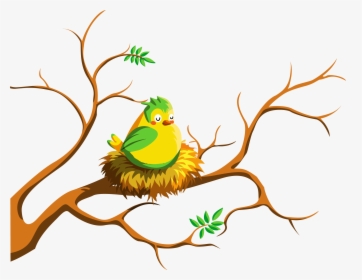 Empty Bird Image - Flying Love Birds Drawing, HD Png Download, Free Download