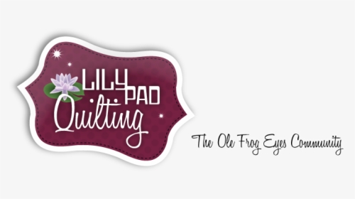 Lily Pad Quilting - Label, HD Png Download, Free Download