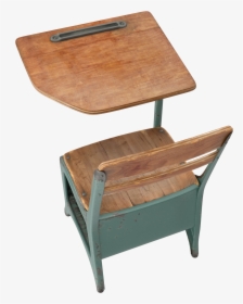 Antique School Desk Png Image - Picnic Table, Transparent Png, Free Download