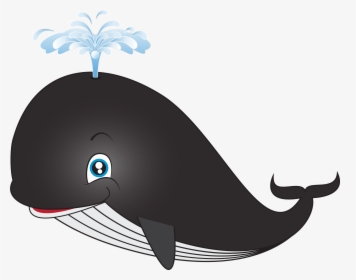Baby Whale Png -whale Cartoon Png Clip - Whale Clipart Transparent Background, Png Download, Free Download