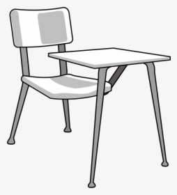 School Desk Clipart - Draw A School Desk, HD Png Download, Free Download