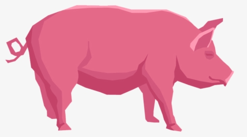 Transparent Pig Cute Image - Babi Dari Samping, HD Png Download, Free Download