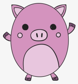 Domestic Pig Pink Computer File, HD Png Download, Free Download