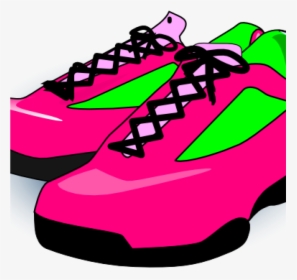 Picture Transparent Download Clipart Sneakers - Pink Shoes Clip Art, HD Png Download, Free Download
