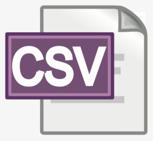Csv Fichier Text - Csv Png Icon, Transparent Png, Free Download