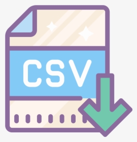 Export Csv Icon - Png Icon Download Csv, Transparent Png, Free Download