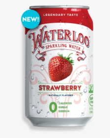 Can Strawberry - Waterloo Sparkling Water Strawberry, HD Png Download, Free Download