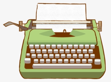 Collection Of Free Typewriter Drawing Clipart Download - Transparent Background Typewriter Clipart, HD Png Download, Free Download