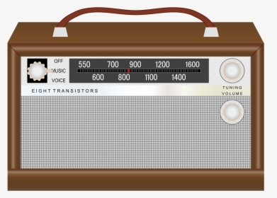 Electronic Instrument,electronic Device,radio Receiver - Vintage Radio Clip Art, HD Png Download, Free Download