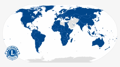 Global Map Showing That Almost All Countries Have Lions - Convention On The Rights Of The Child Countries, HD Png Download, Free Download
