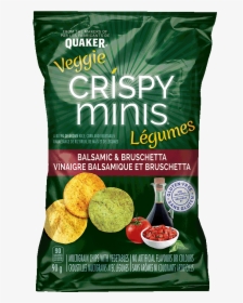 Crispy Minis® Balsamic & Bruschetta Multigrain Chips - Quaker Veggie Crispy Minis, HD Png Download, Free Download