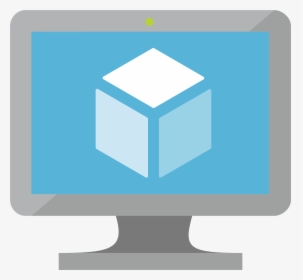 Server Clipart Virtual Machine - Azure Virtual Machine Logo, HD Png Download, Free Download