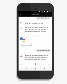 Dunkin Donuts Google Assistant, HD Png Download, Free Download