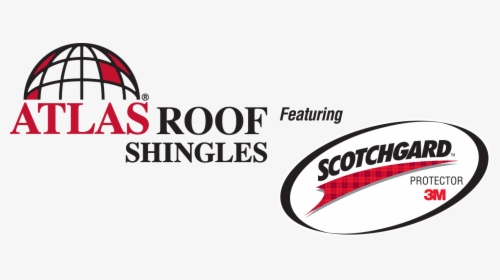 Transparent Roof Png - Atlas Roof Shingles With Scotchgard Logo, Png Download, Free Download
