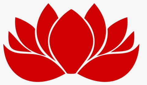 Png Lotus Simple - Red Lotus Flower Png, Transparent Png, Free Download