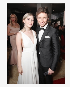 ““saoirse Ronan And Eddie Redmayne Attend The 73rd - Eddie Redmayne Saoirse Ronan, HD Png Download, Free Download
