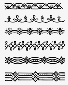 Royalty Free Images Vintage Celtic Knotwork Clip Art - Simple Hand Embroidery Border Christmas, HD Png Download, Free Download