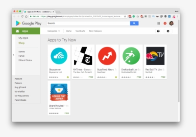 Google Play Apps To Try - Google Play Try It Now, HD Png Download, Free Download