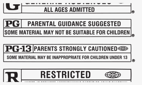 Mpaa Releases New Movie Ratings - Parental Guidance Logo Png, Transparent Png, Free Download