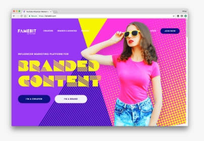 Landing Page Influencer, HD Png Download, Free Download