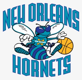 New Orleans Hornets Logo Png Transparent - New Orleans Hornets Old Logo, Png Download, Free Download