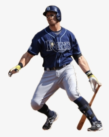 Tampa Bay Rays Running Player - Tampa Bay Rays Player Png, Transparent Png, Free Download
