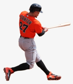 Miami Marlins Giancarlo Stanton - Miami Marlins Player Png, Transparent Png, Free Download