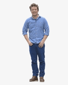 Jamie Oliver Standing - Man Stand Png, Transparent Png, Free Download