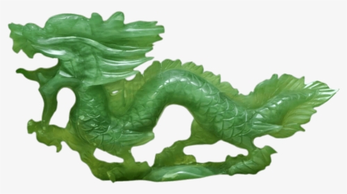Dragon,green,aquarium Decor,animal Figure,jade,leaf,green - Dragon En Jade, HD Png Download, Free Download