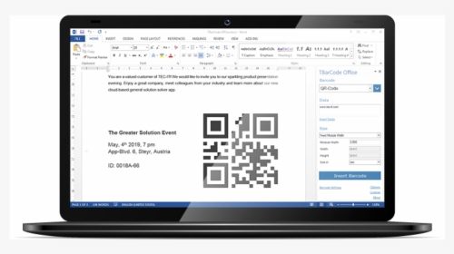 Barcode Add-in For Microsoft Word - Health Care, HD Png Download, Free Download