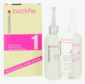 Goldwell Biolife Professional Perm System - Goldwell Biolife Perm Instructions, HD Png Download, Free Download