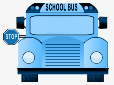 Departure Clipart School Tour - Blue School Bus Clip Art, HD Png Download, Free Download