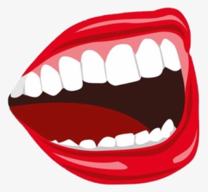 #laugh #laughing #mouth #mouthingoff #lips #teeth #lipart - Laughing Mouth Png, Transparent Png, Free Download