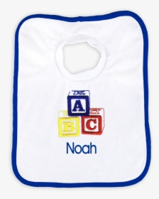 Personalized Bib With Abc Blocks Primary - Label, HD Png Download, Free Download