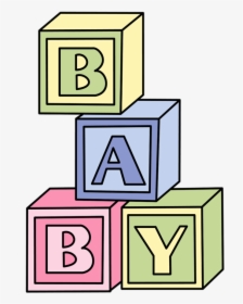 Transparent Abc Blocks Clipart - Baby Blocks Clip Art, HD Png Download, Free Download