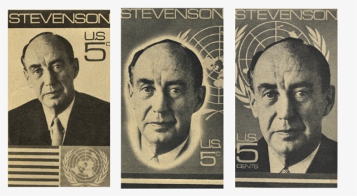 United States Adlai Stevenson Rejected Stamp Designs - United Nations, HD Png Download, Free Download