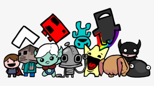 Super Meat Boy Characters, HD Png Download, Free Download