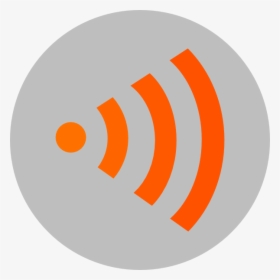 Wifi Orange Svg Clip Arts - Circle, HD Png Download, Free Download