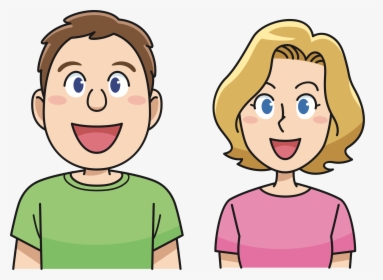 Enthusiastic Couple Clip Arts - Pere Et Mere, HD Png Download, Free Download
