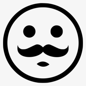 Gentleman Mustache Smile Smiley - Smiley, HD Png Download, Free Download