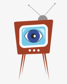 Watching Television Watching Television Free Photo - Television, HD Png Download, Free Download