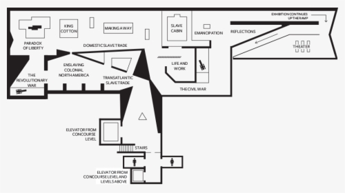 Concourse 3 Floor Map - Museum Exhibition Floor Plan, HD Png Download, Free Download