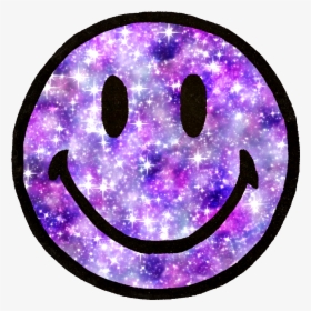 #smiley #smileyface #purple #stardust #purple Sparkle - Blue And Purple Smiley Face, HD Png Download, Free Download