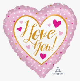 Foil Balloon I Love You Pink, HD Png Download, Free Download