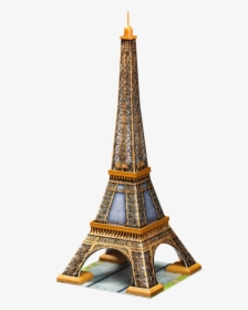 Eiffel Tower 17” 3d Puzzle - Eiffel Tower In 3d, HD Png Download, Free Download