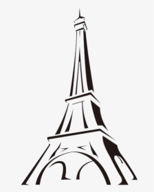 Clip Art Cartoon Eiffel Tower - Eiffel Tower Png Vector, Transparent Png, Free Download