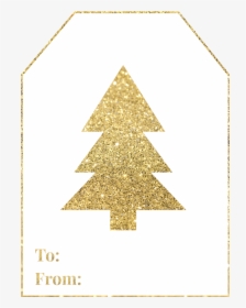 Gold Free Printable Christmas To From Tags - Christmas Tag Hd, HD Png Download, Free Download