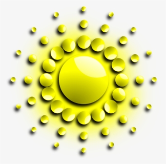 Sun With Spherical Sunrays Svg Clip Arts - Sinar Abstrak, HD Png Download, Free Download