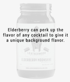 Leatherwood Distillery Elderberry Moonshine 750ml - Glass Bottle, HD Png Download, Free Download